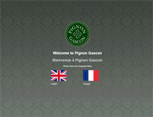 Tablet Screenshot of pignongascon.com